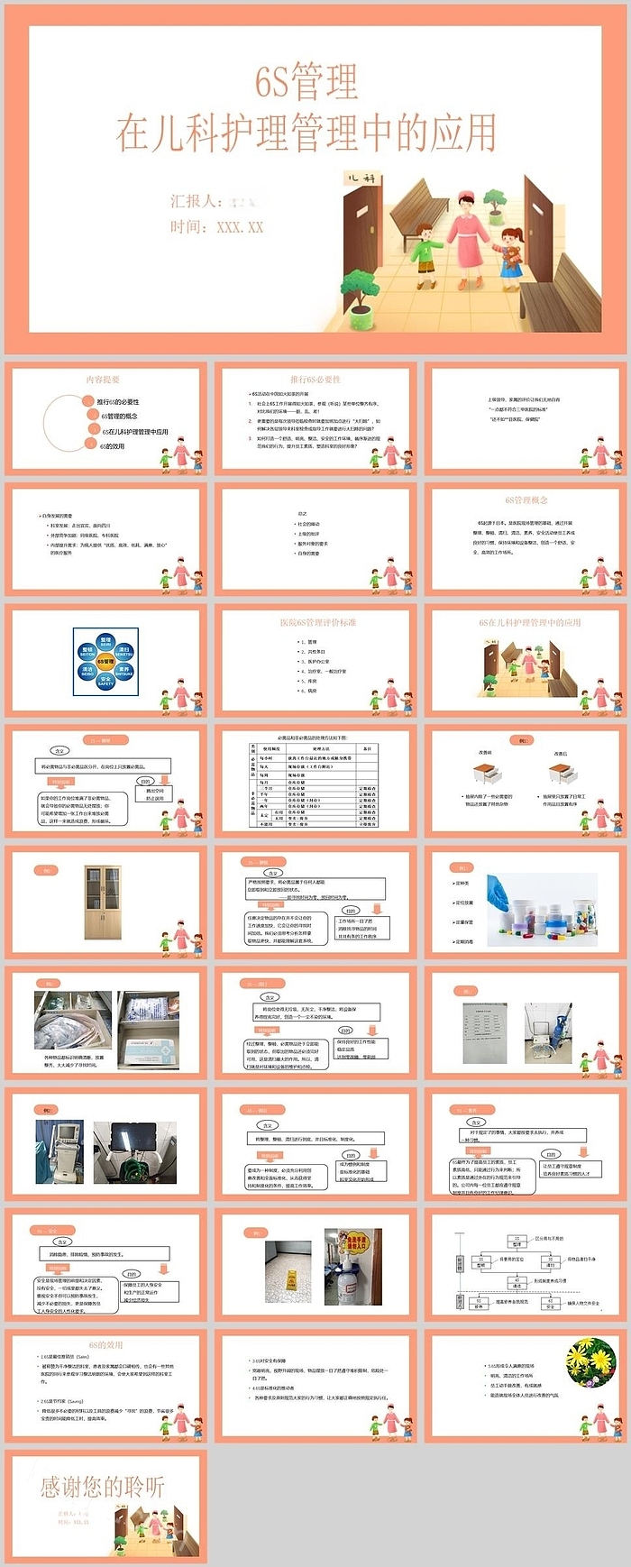 6S管理 在儿科护理管理中的应用PPT课件
