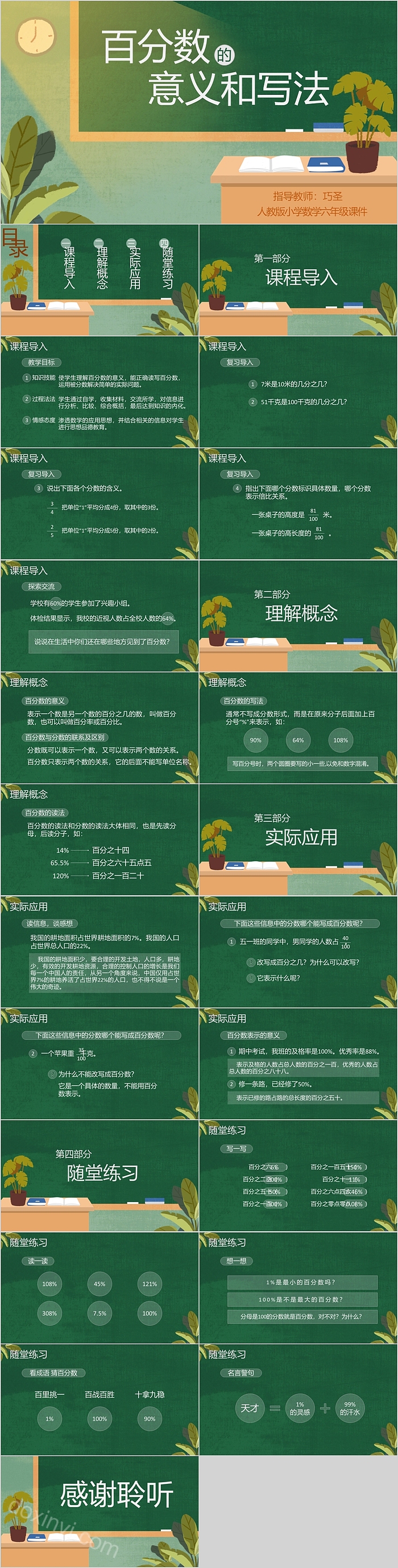 百分数的意义和写法PPT课件