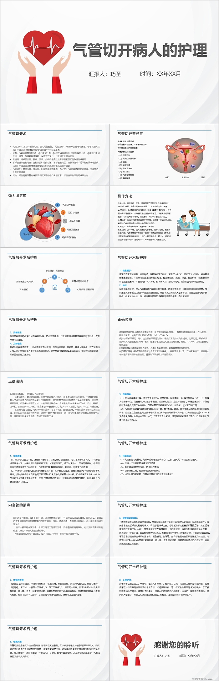 气管切开病人的护理PPT模板