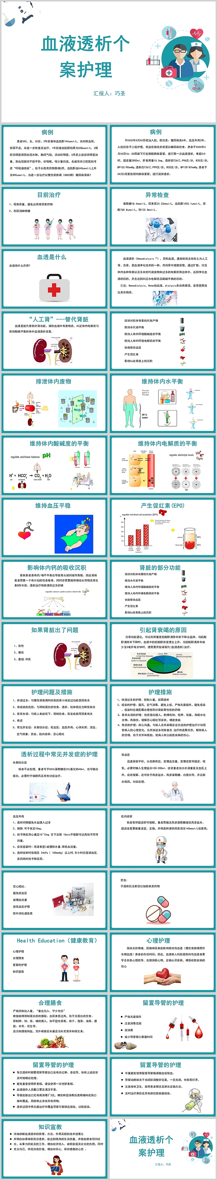 血液透析个案护理查房PPT课件