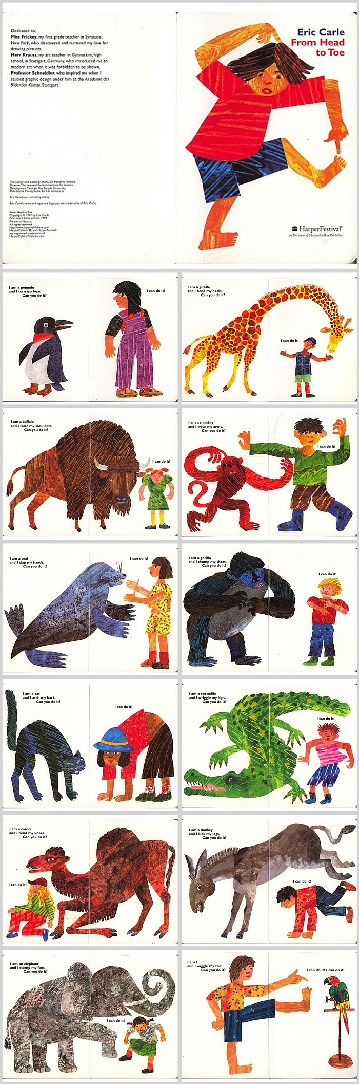 Eric carle from held to toe英文绘本故事PPT