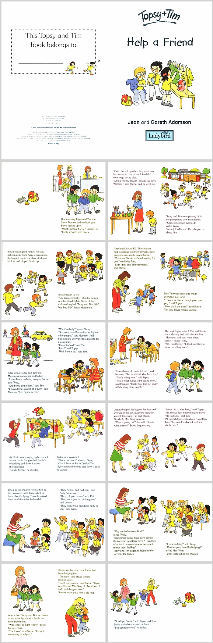 国外英文绘本Ladybird - Topsy Tim Books - Help A Friend