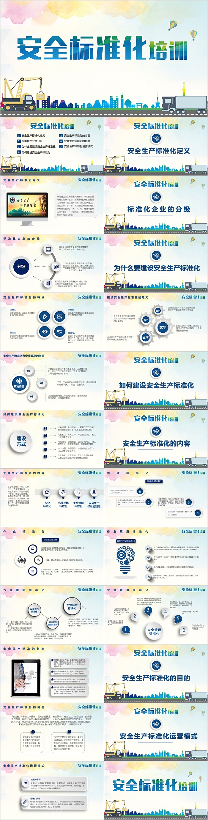 大气安全标准化培训模板