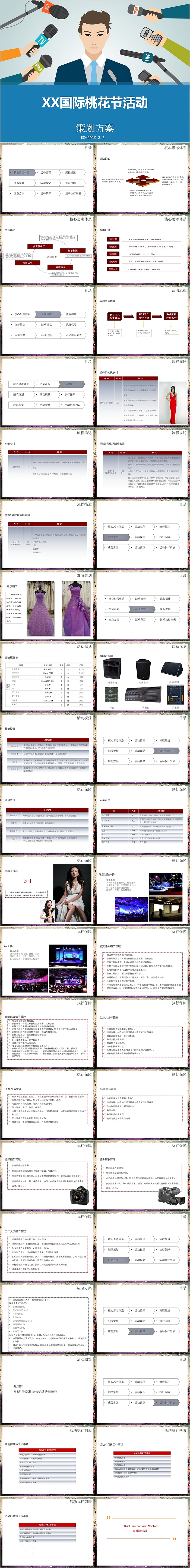 国际桃花节活动策划方案房地产销售PPT