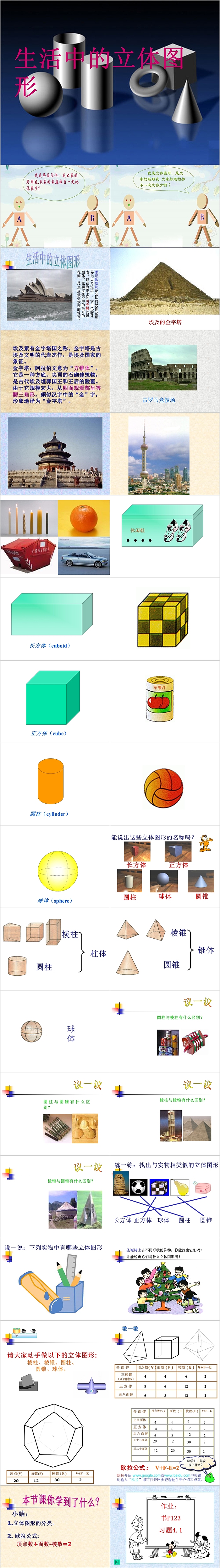 七年级数学生活中的立体图形PPT