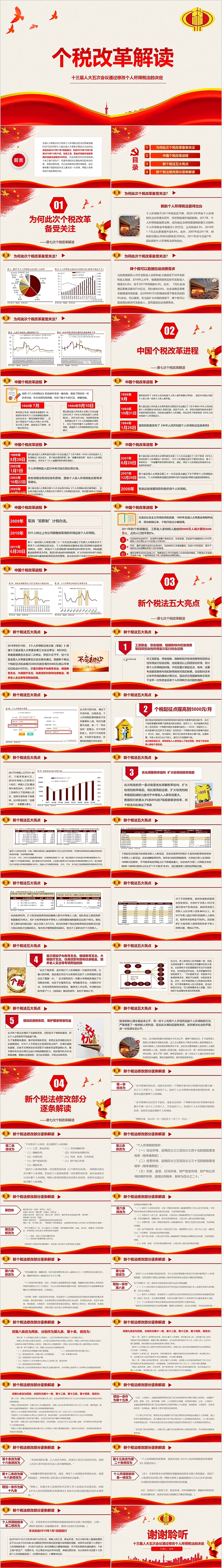 十三届人大五次会议个税改革解读PPT课件