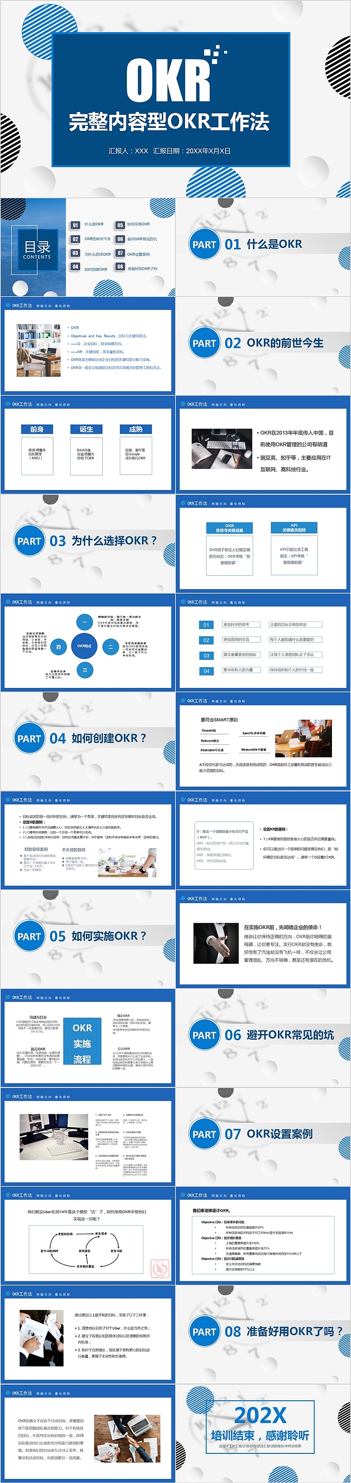 完整内容型OKR工作法培训PPT
