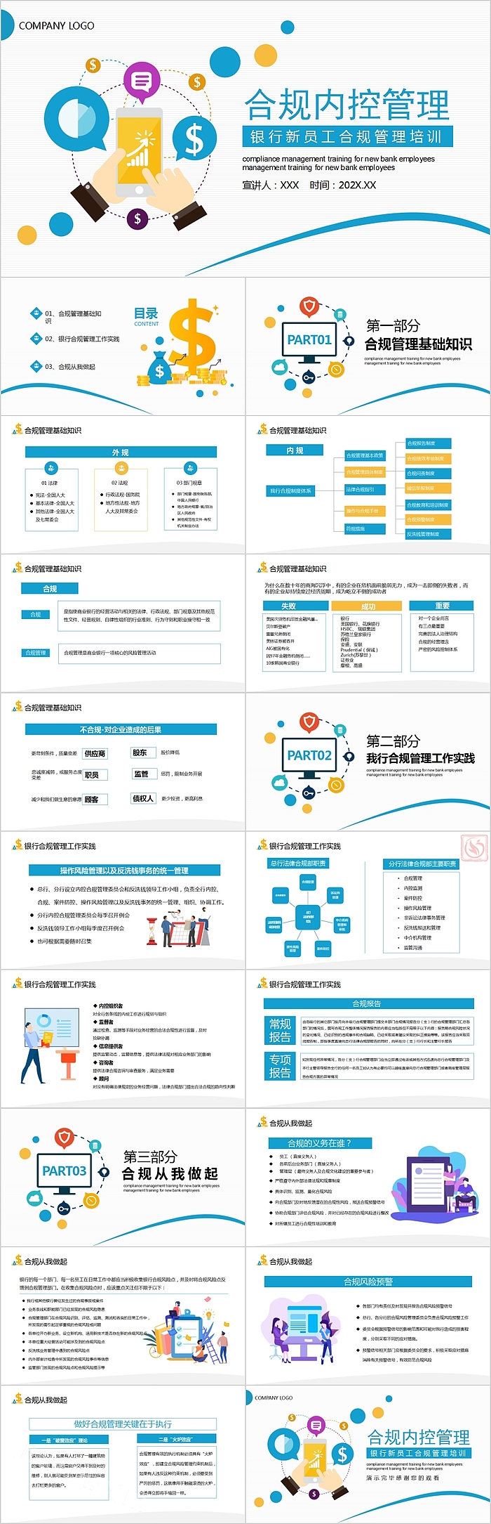 合规内控管理银行新员工合规管理培训PPT