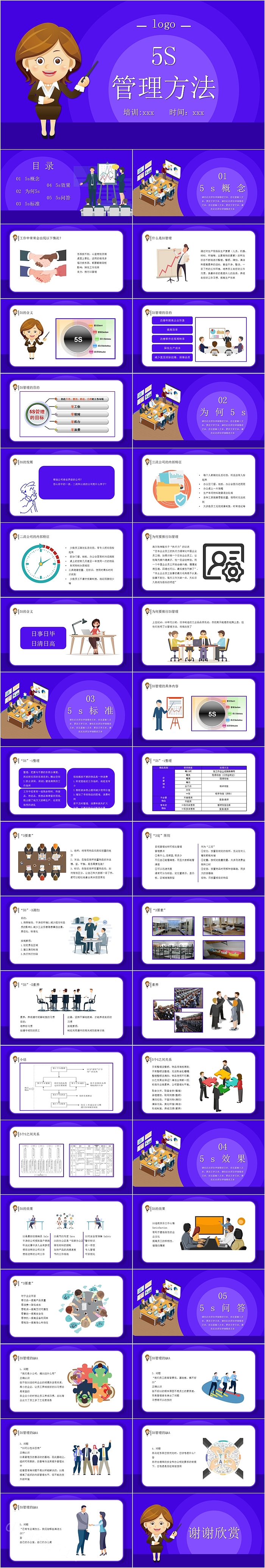 5S管理方法5S管理培训PPT