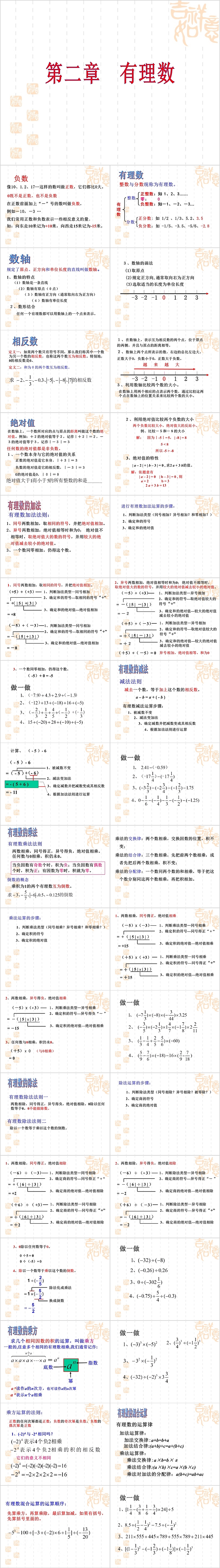 七年级数学有理数教学课件