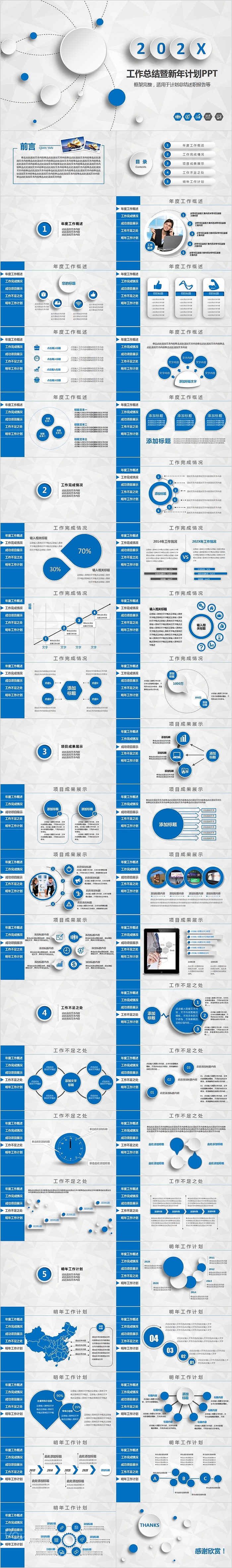 工作总结汇报计划年终总结ppt