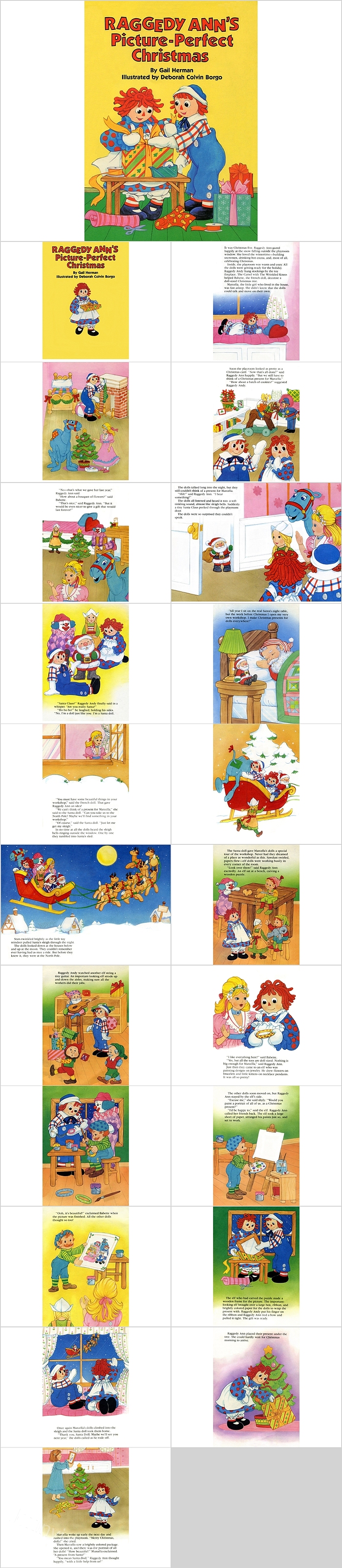 Raggedy Ann's Picture-Perfect Christmas绘本故事