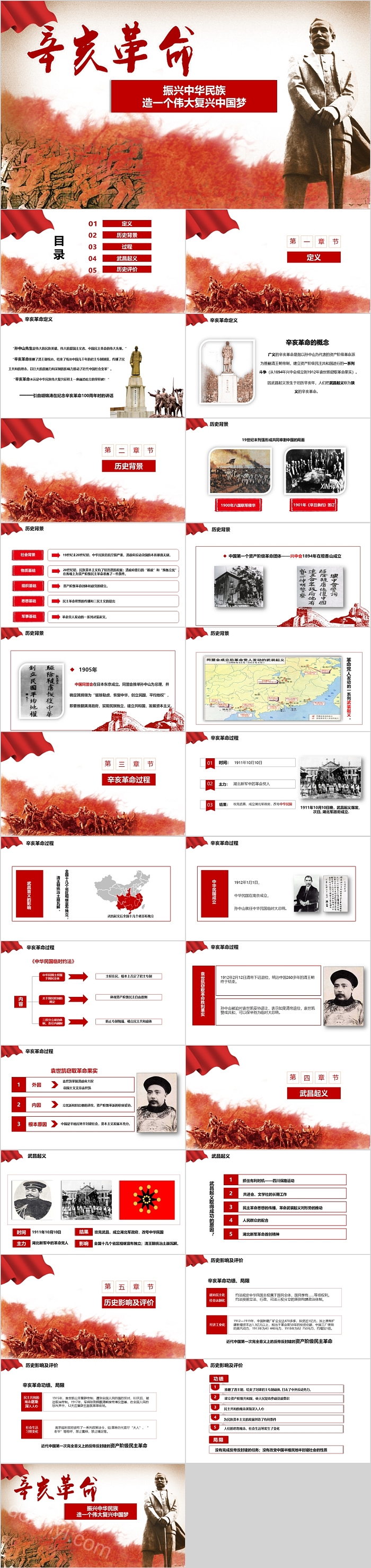 辛亥革命振兴中华民族造一个伟大复兴中国梦