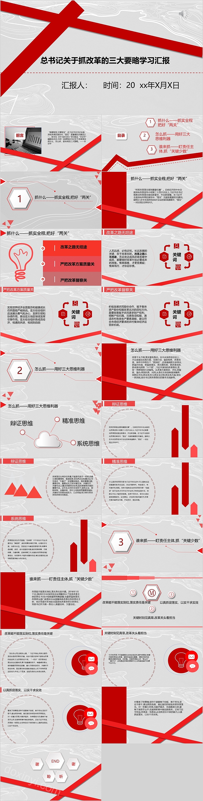 总书记关于抓改革的三大要略学习汇报